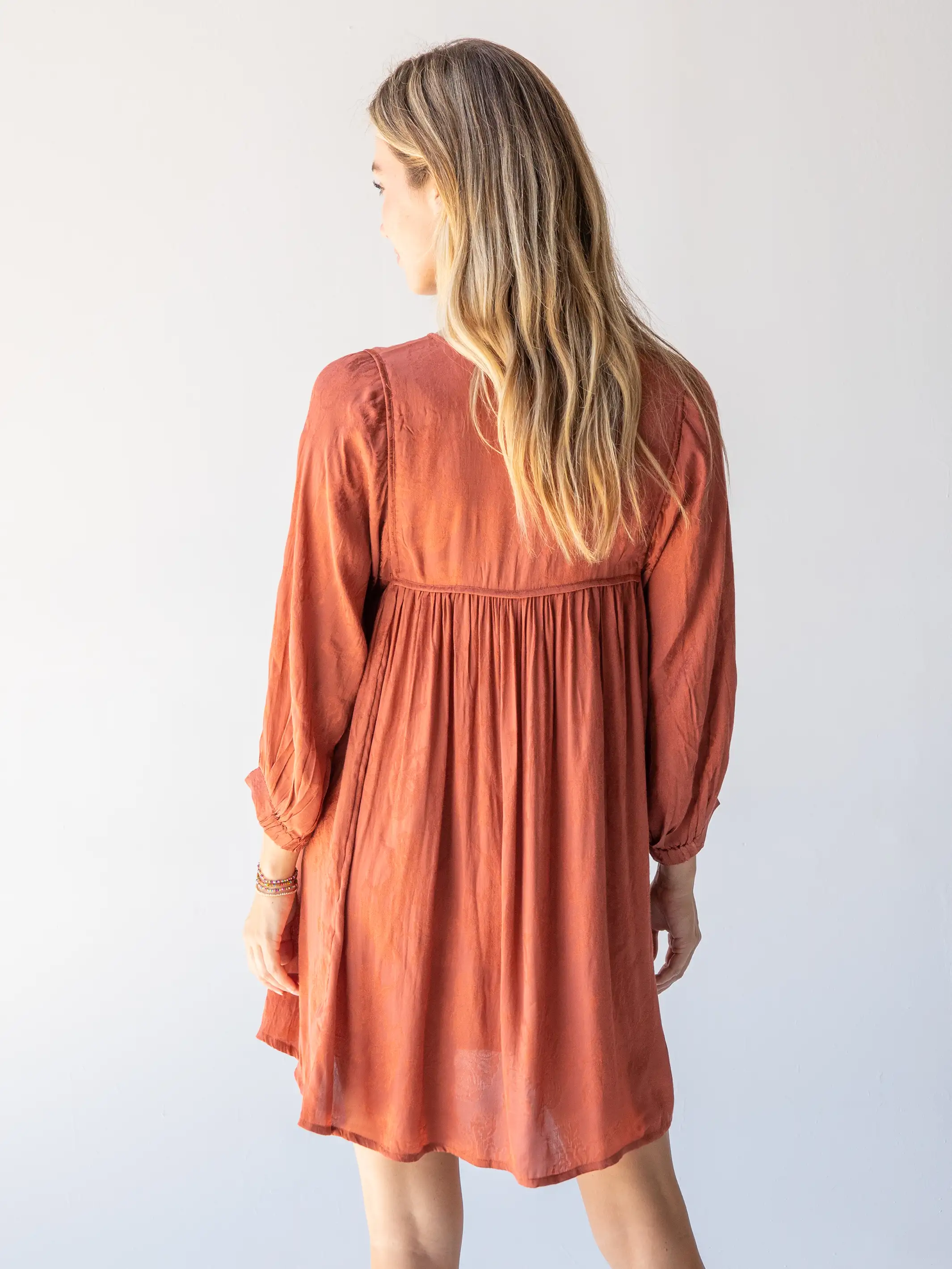 Rose Dress - Rust