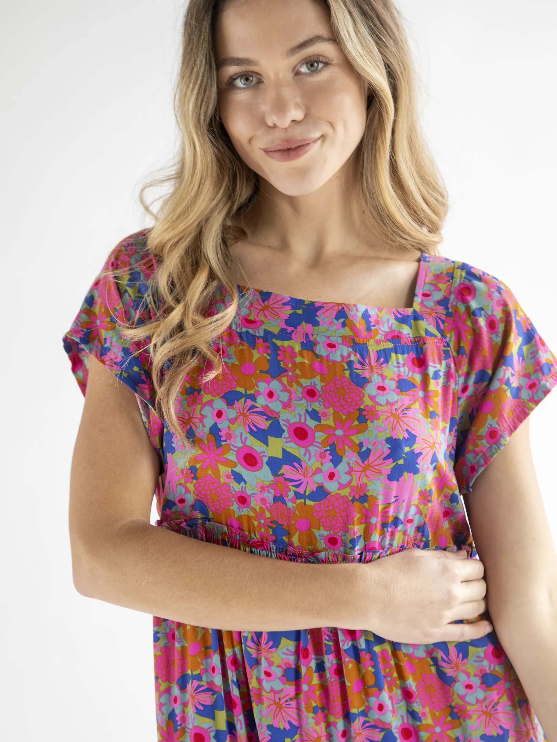 Berkley Maxi Dress - Rust Orchid Pink